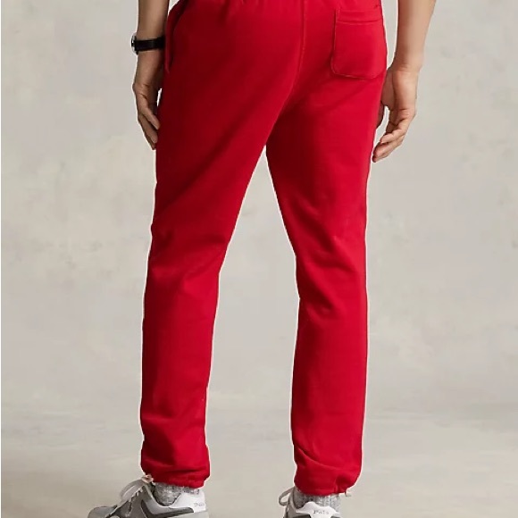 Polo Ralph Lauren Men’s Red Fleece Athletic Pants L - Picture 11 of 12